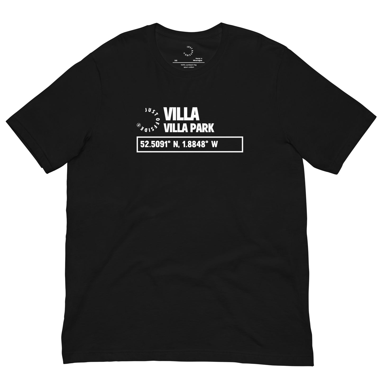 Villa Coordinates T-Shirt (Black)