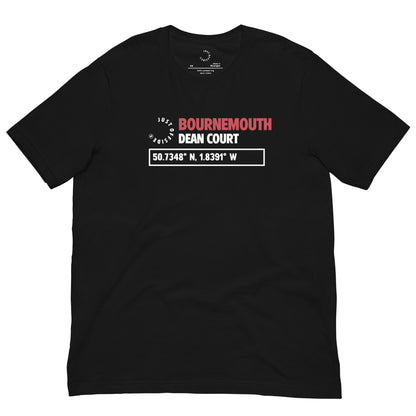 Bournemouth Coordinates T-Shirt (Black)