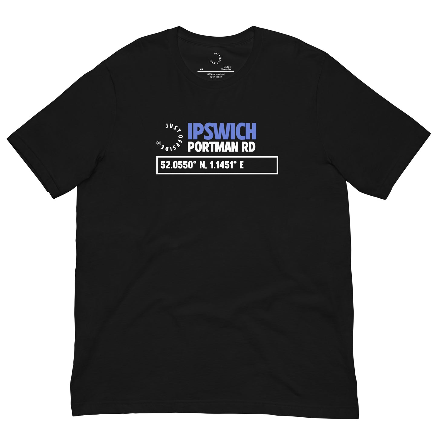 Ipswich Coordinates T-Shirt (Black)