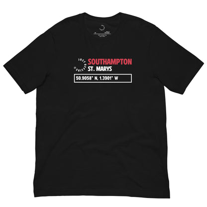 Southampton Coordinates T-Shirt (Black)