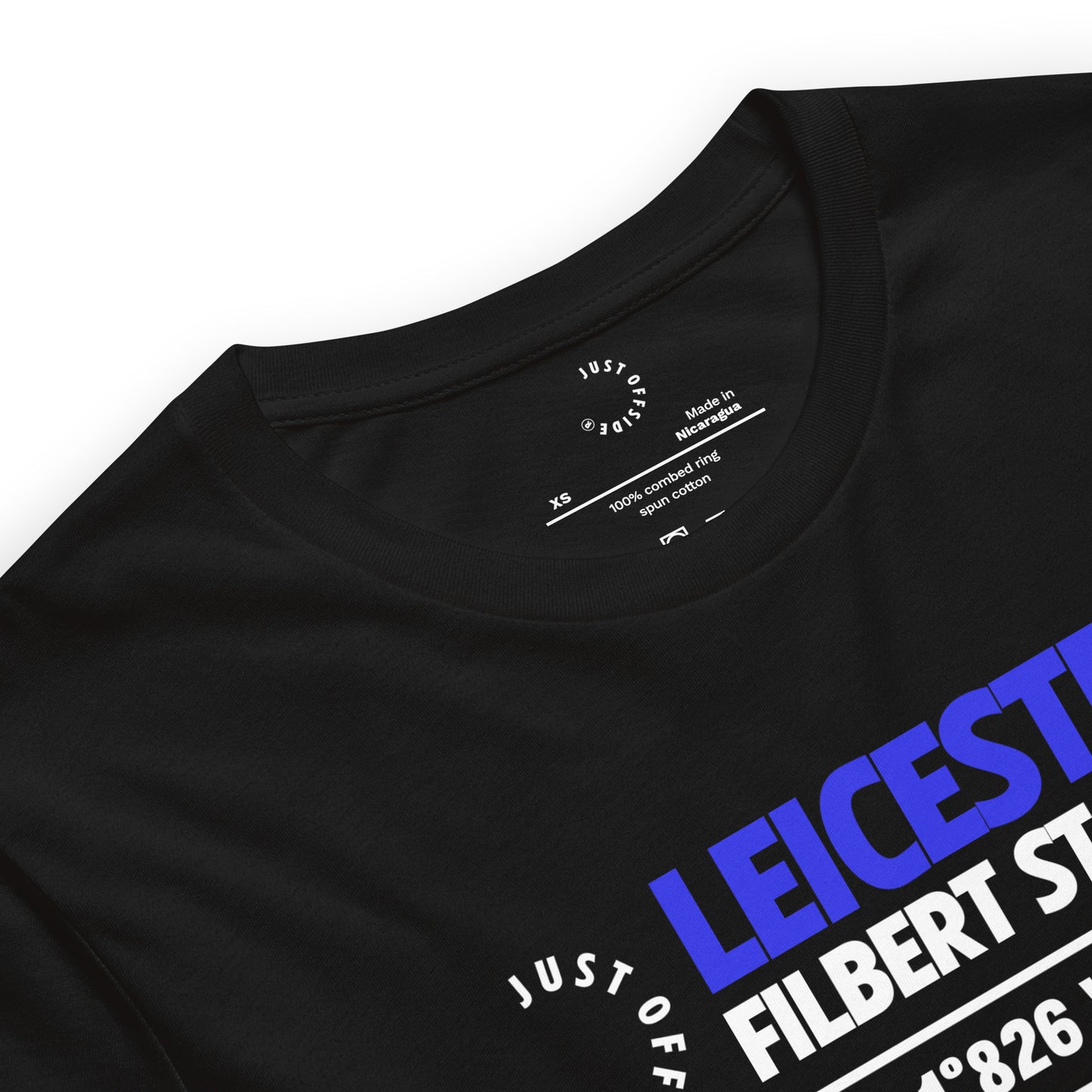 Leicester Coordinates T-Shirt (Black)