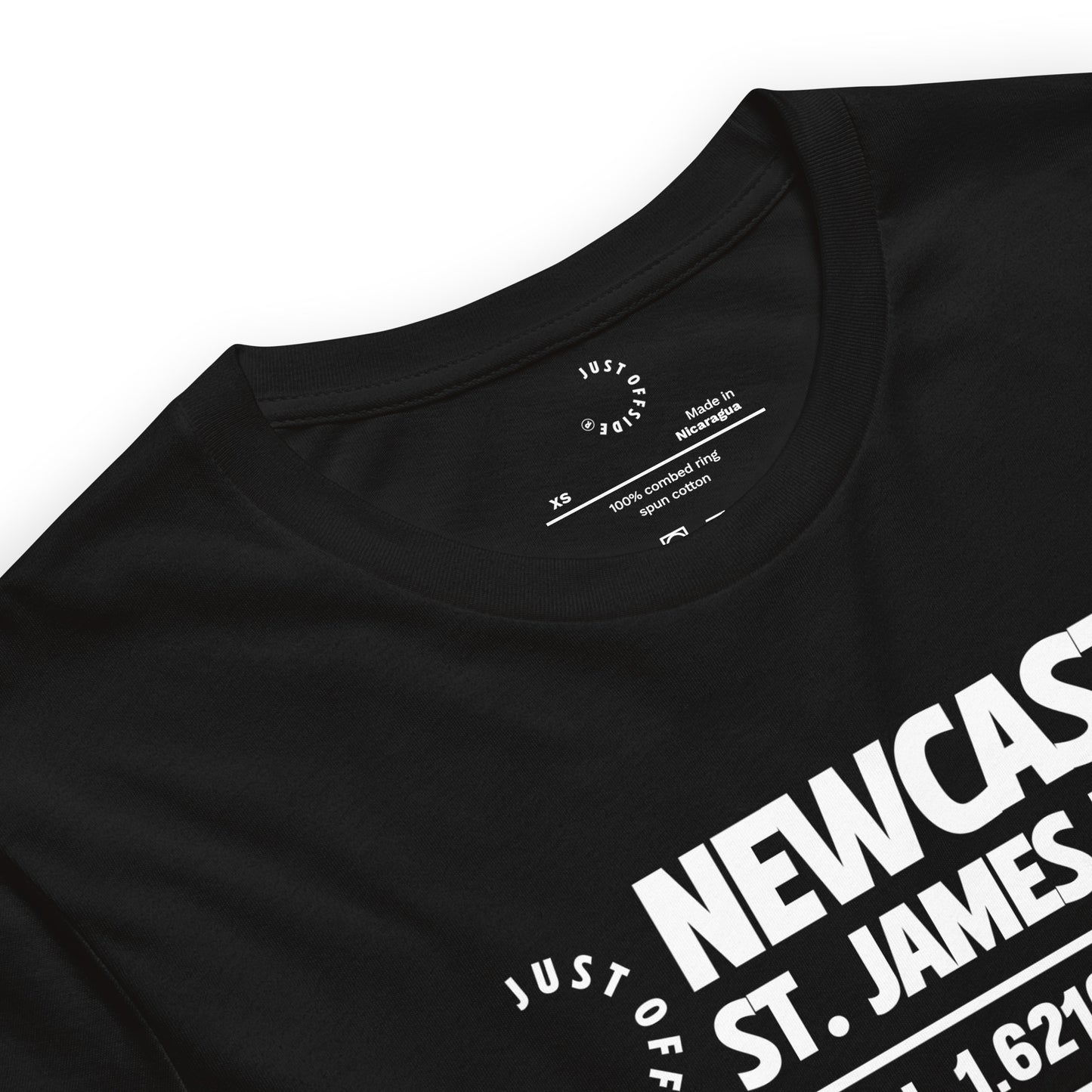 Newcastle Coordinates T-Shirt (Black)