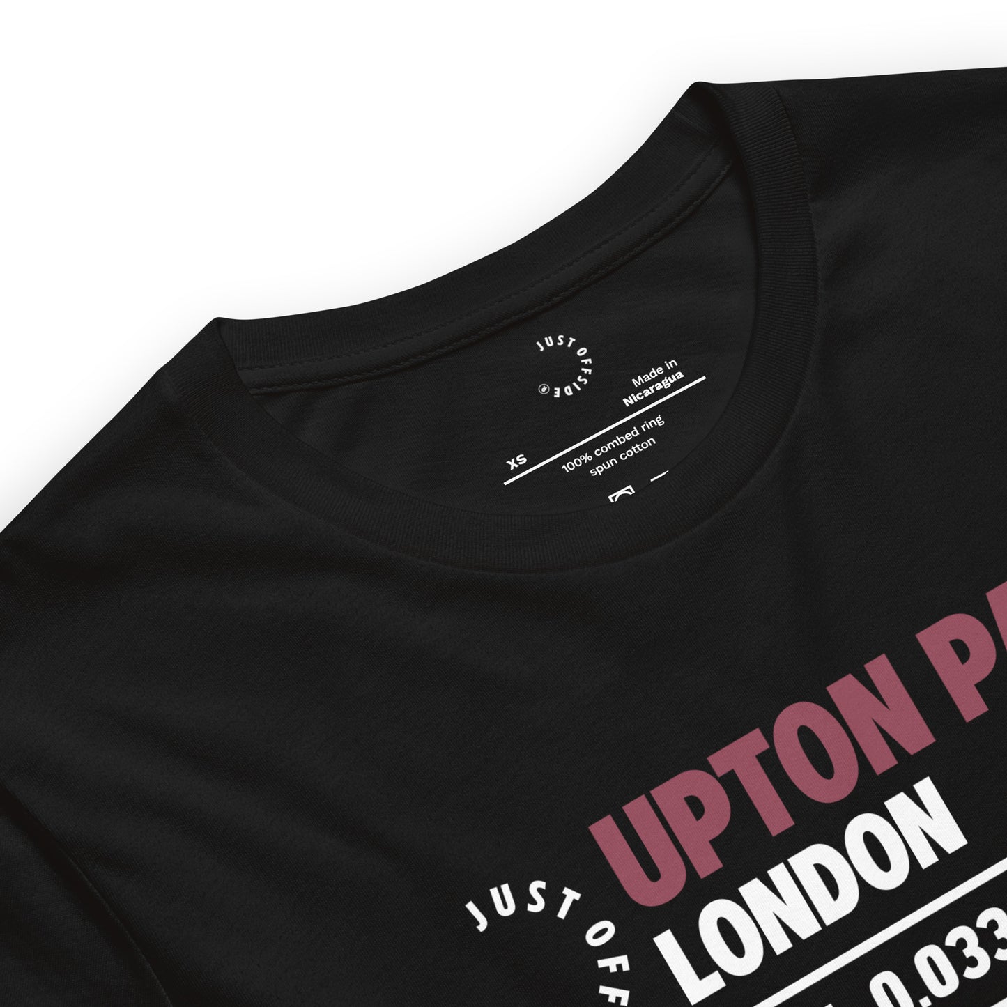 West Ham Coordinates T-Shirt (Black)