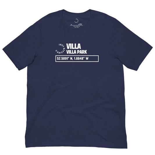 Villa Coordinates T-Shirt (Navy)