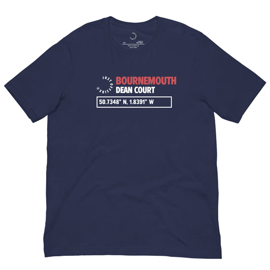 Bournemouth Coordinates T-Shirt (Navy)