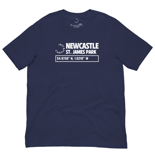 Newcastle Coordinates T-Shirt (Navy)