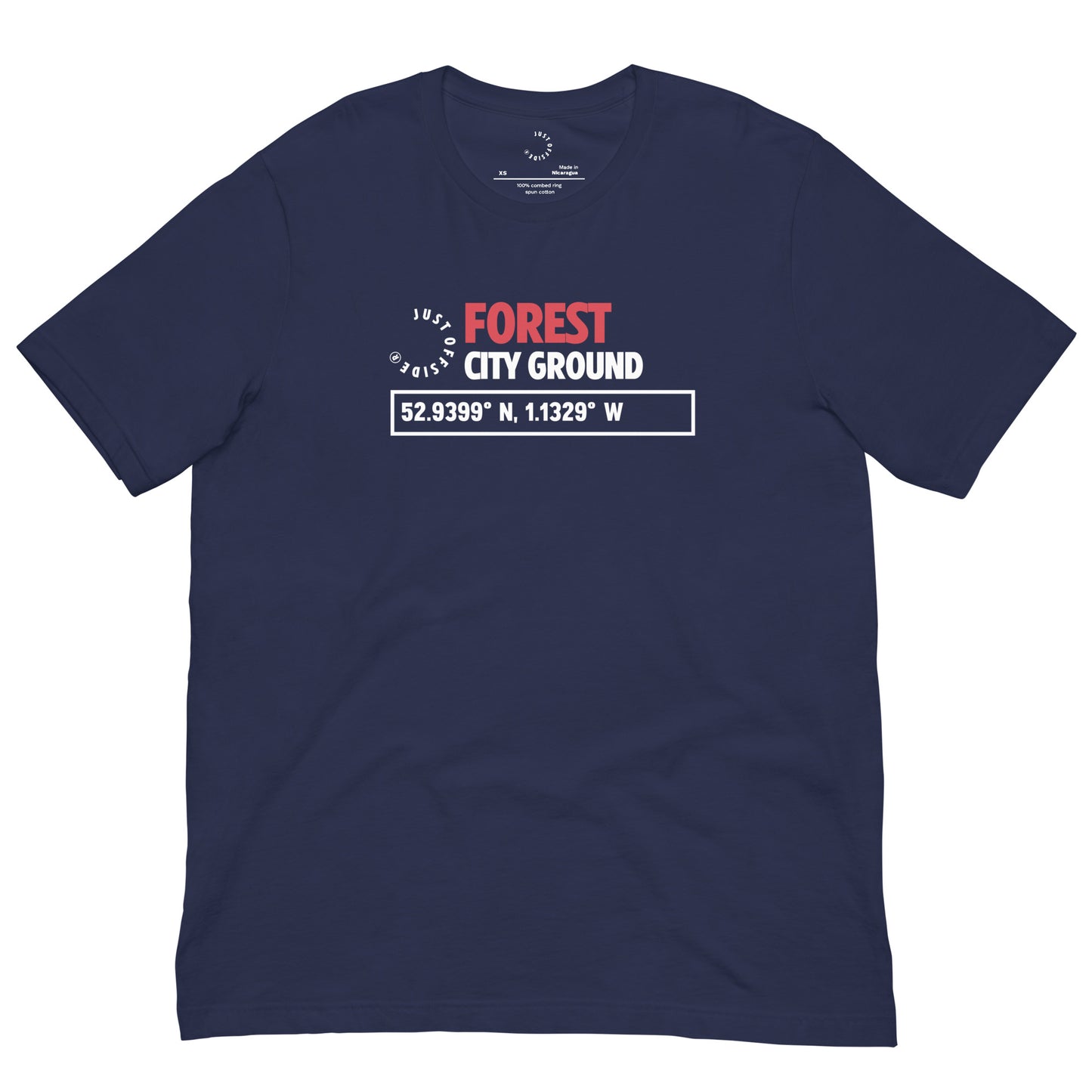 Nottingham Forest Coordinates T-Shirt (Navy)