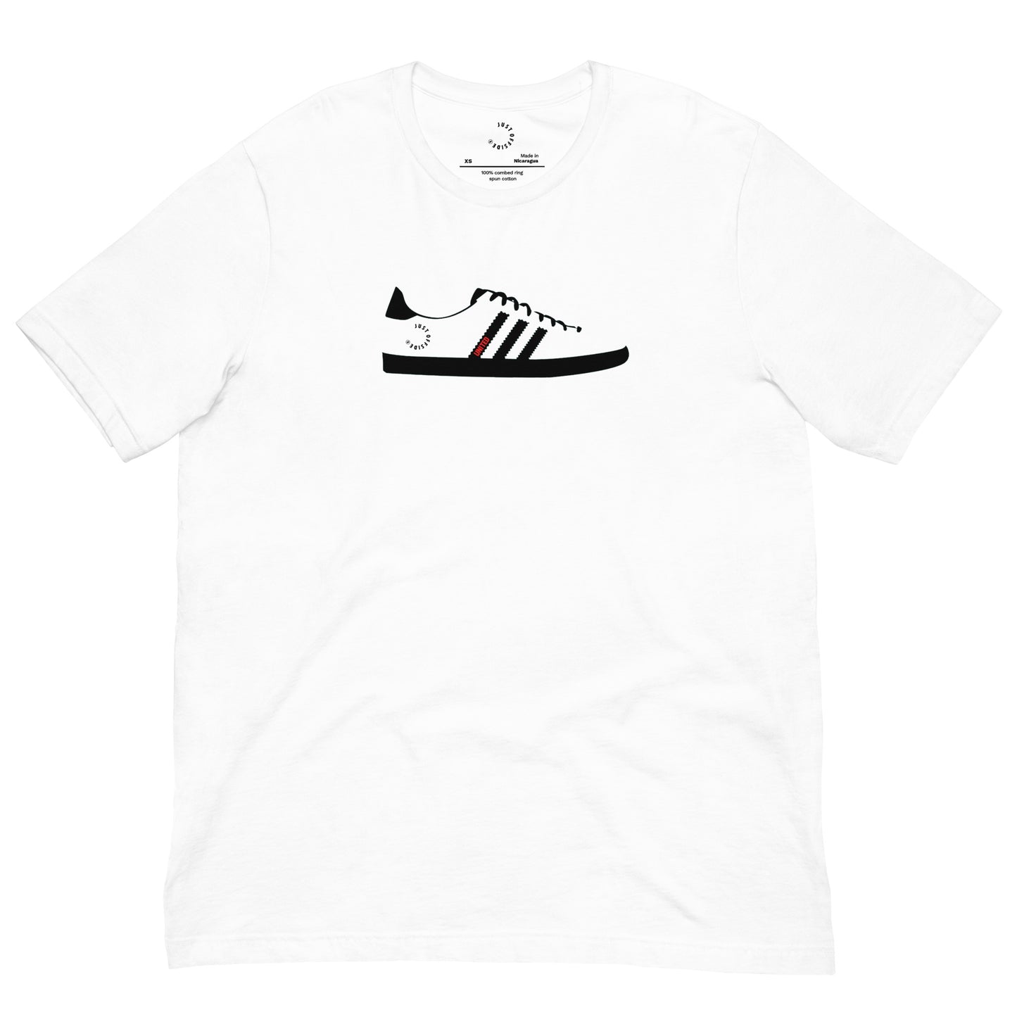 Man Utd Trainer T-Shirt (White)