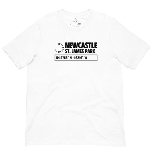 Newcastle Coordinates T-Shirt (White)