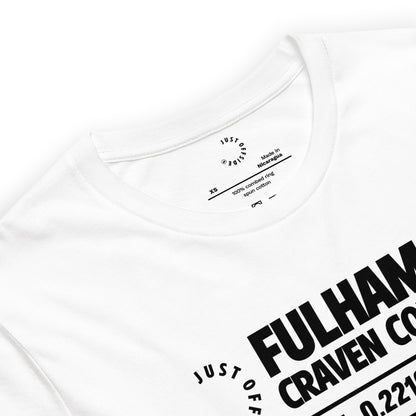 Fulham Coordinates T-Shirt (White)